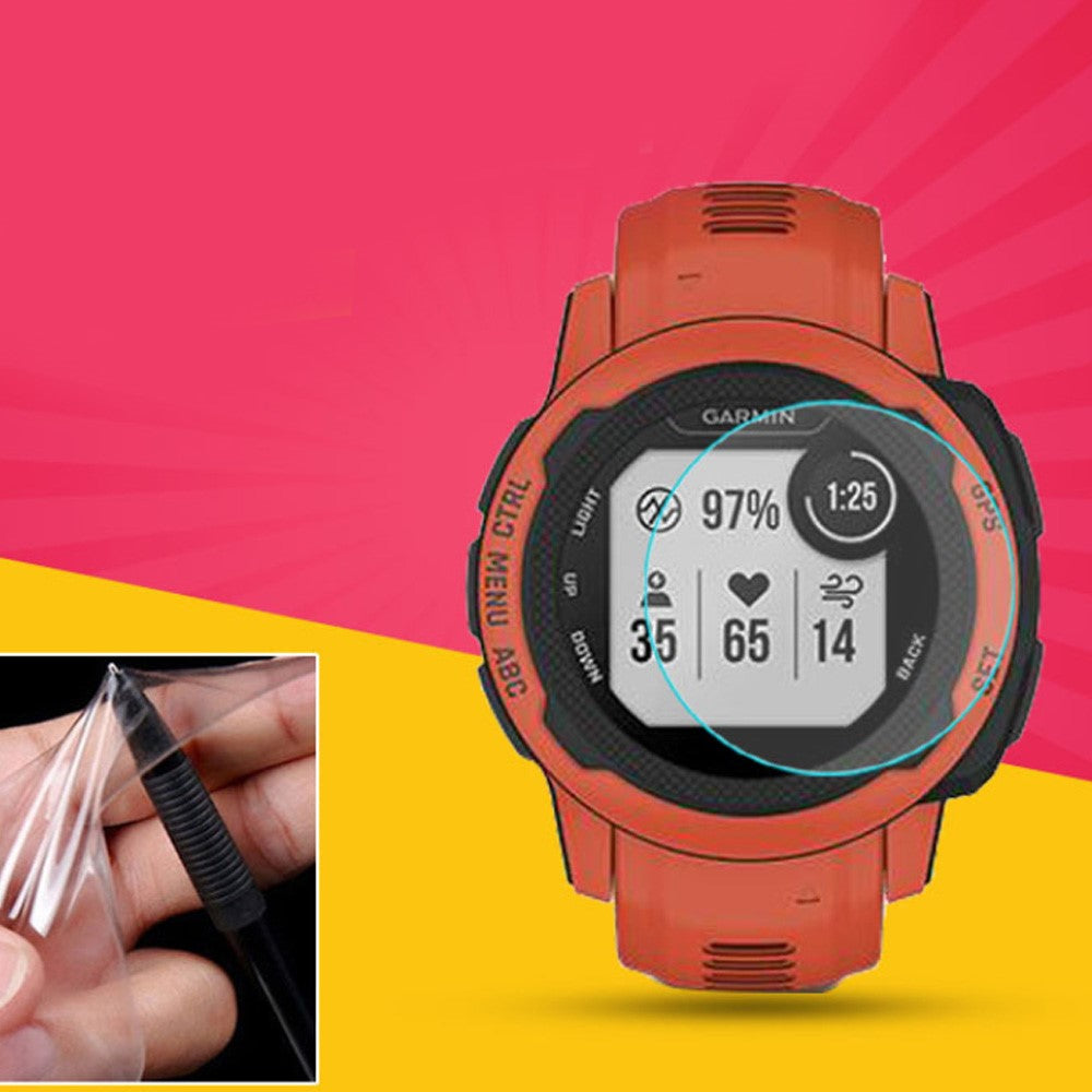 Plastik Skærmbeskytter passer til Garmin Instinct 2S