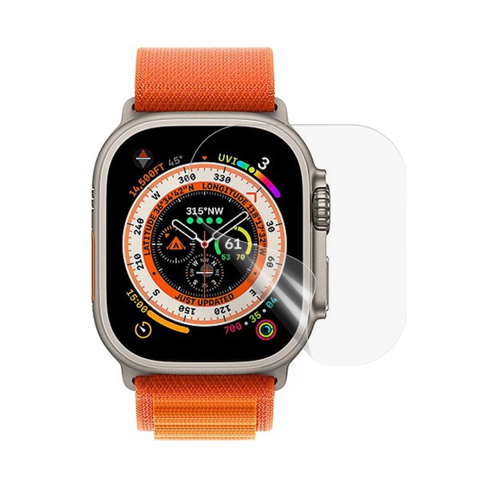 Silikone HD Skærmbeskytter passer til Apple Watch Ultra
