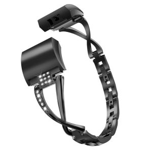 Skøn Metal Og Rhinsten Rem passer til Fitbit Charge 5