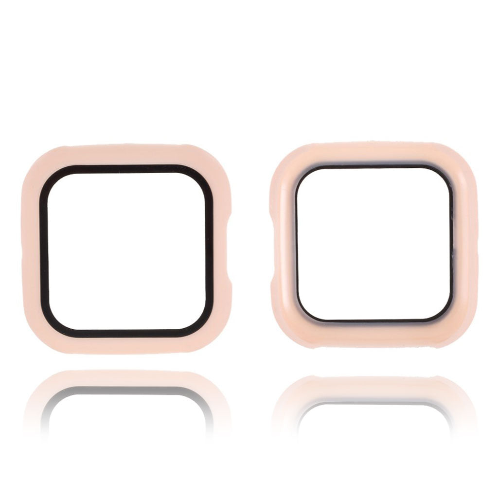 Mega Fed Cover med Skærmbeskytter i Silikone og Hærdet Glas passer til Fitbit Versa 2