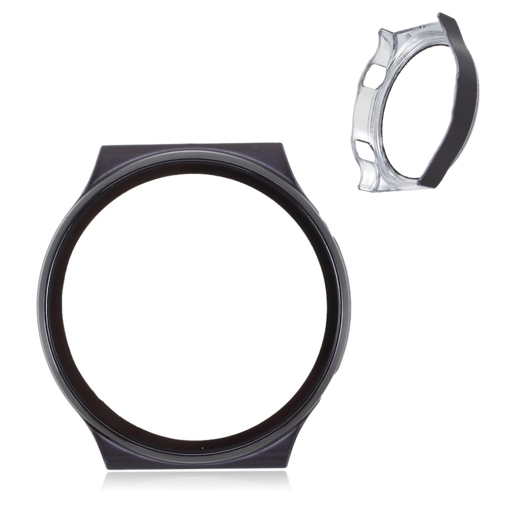 Mega Godt Cover med Skærmbeskytter i Silikone og Hærdet Glas passer til Huawei Watch GT 2 Pro