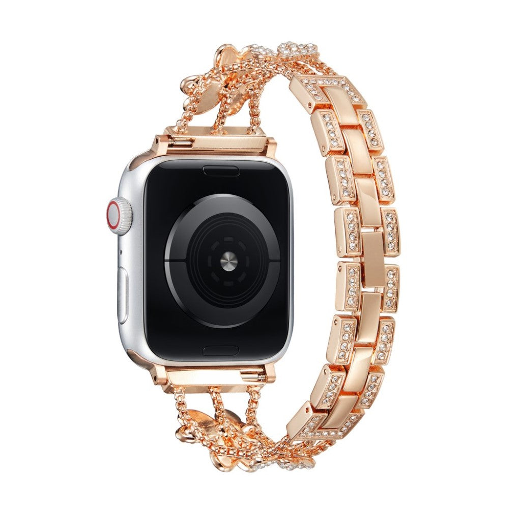 Skøn Metal Og Rhinsten Universal Rem passer til Apple Smartwatch Mode