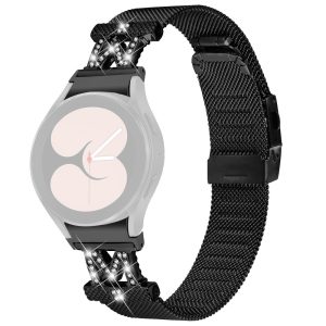 Super Smuk Metal Og Rhinsten Universal Rem passer til Smartwatch