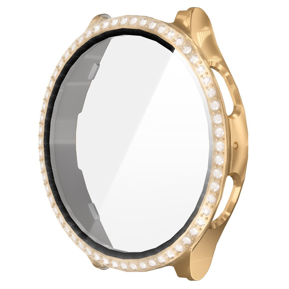 Fleksibel Cover med Skærmbeskytter i Rhinsten og Silikone passer til Samsung Galaxy Watch 7 40mm