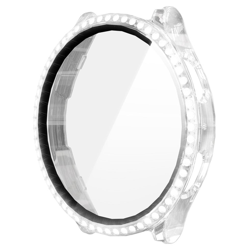 Fleksibel Cover med Skærmbeskytter i Rhinsten og Silikone passer til Samsung Galaxy Watch 7 40mm