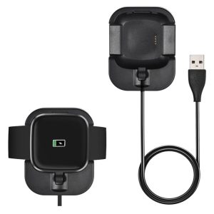 Plastik USB Ladestation passer til Fitbit Versa 2