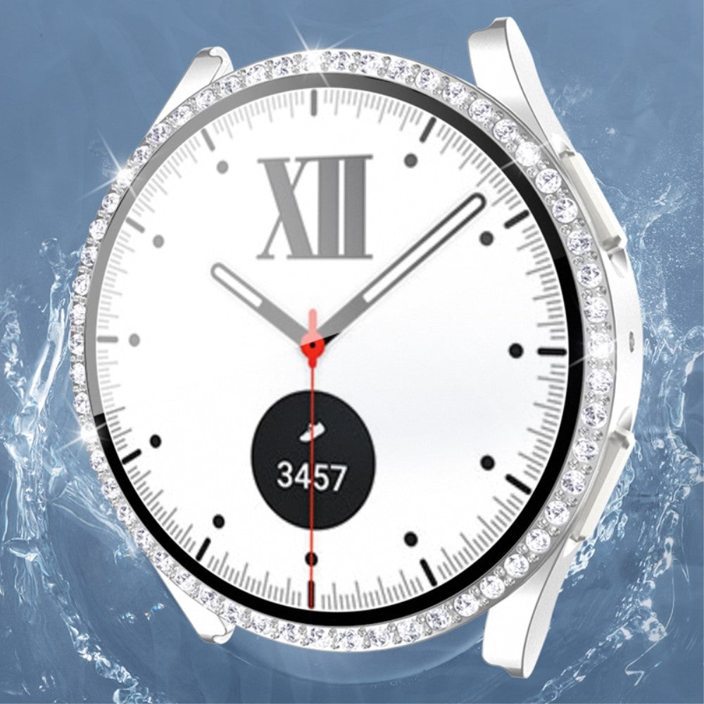 Vildt Flot Cover med Skærmbeskytter i Plastik og Rhinsten passer til Samsung Galaxy Watch 5 (44mm)