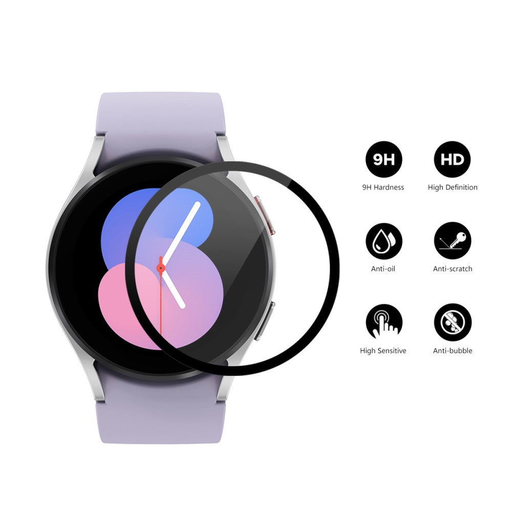 2stk Hærdet Glas Skærmbeskytter passer til Samsung Galaxy Watch 5 (40mm)