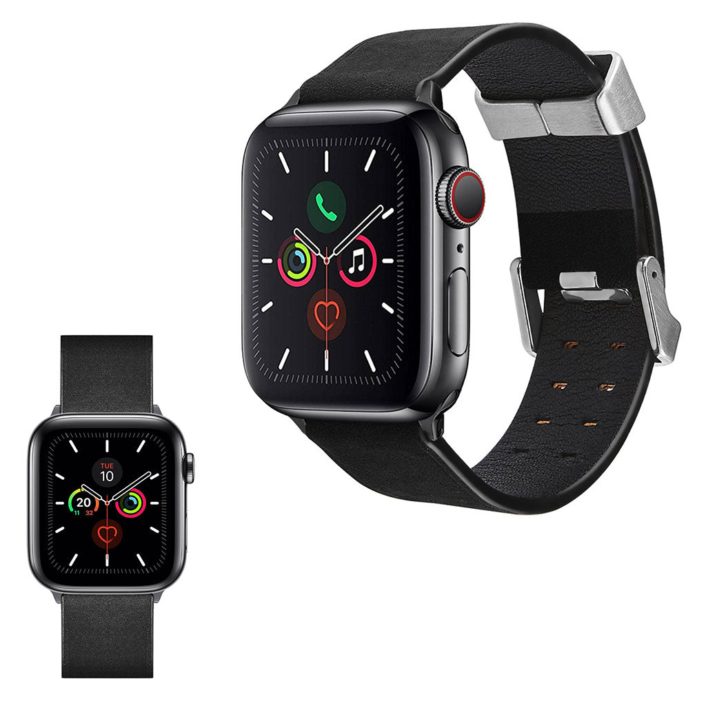 Rigtigt Sejt Ægte Læder Universal Rem passer til Apple Smartwatch