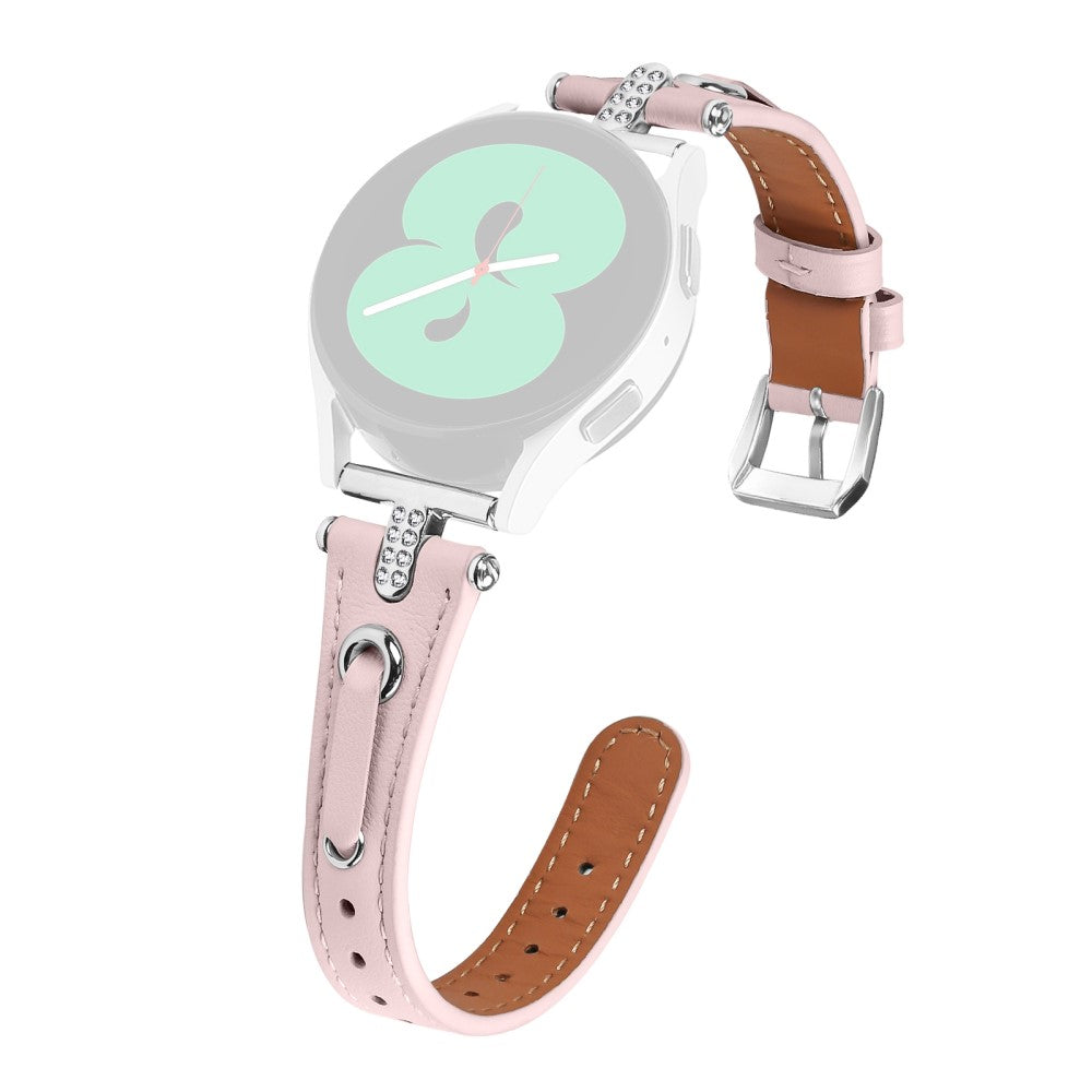Rigtigt Smuk Ægte Læder Universal Rem passer til Samsung Smartwatch