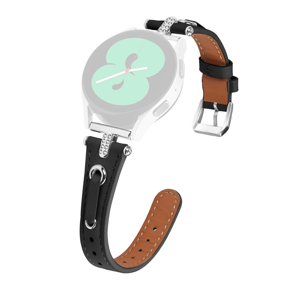 Rigtigt Smuk Ægte Læder Universal Rem passer til Samsung Smartwatch