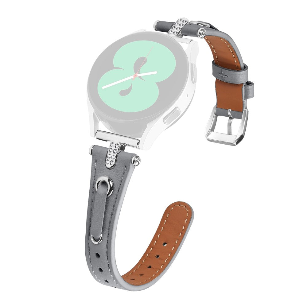 Rigtigt Smuk Ægte Læder Universal Rem passer til Samsung Smartwatch