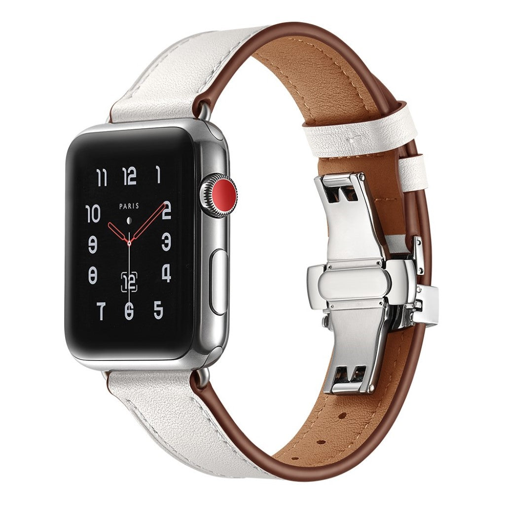Ægte Læder Universal Rem passer til Apple Watch Series 5 40mm / Apple Watch 40mm