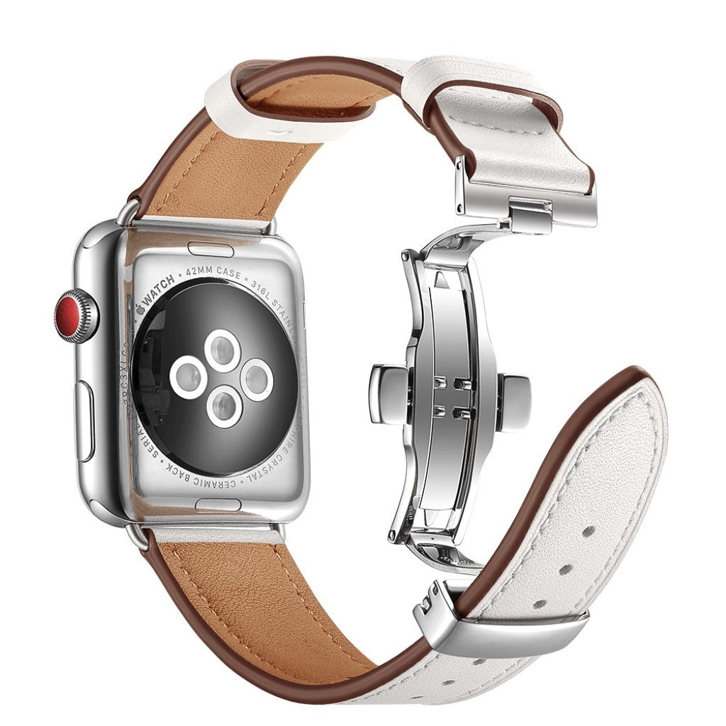 Ægte Læder Universal Rem passer til Apple Watch Series 5 40mm / Apple Watch 40mm