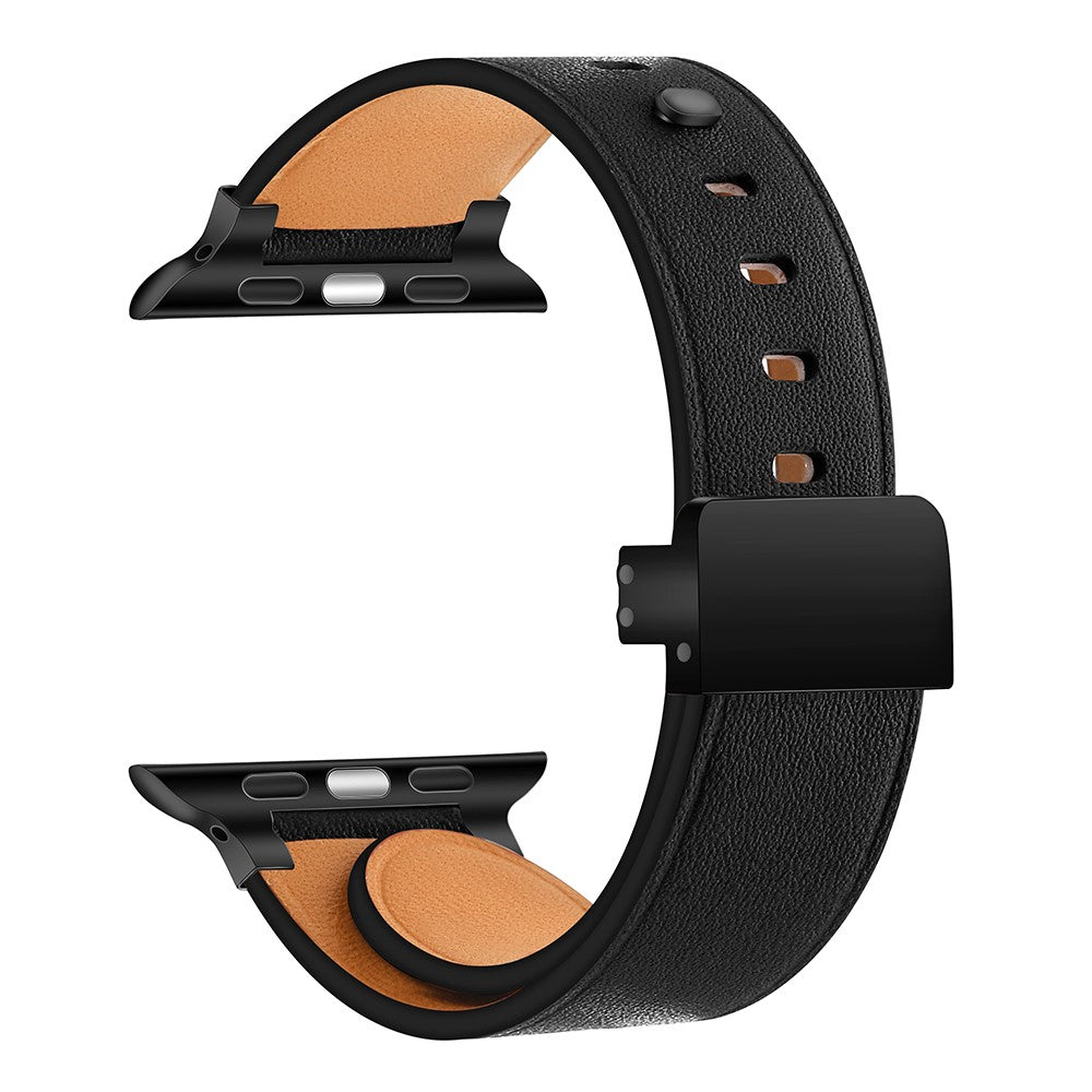 Rigtigt Pænt Ægte Læder Universal Rem passer til Apple Smartwatch Hot på udsalg