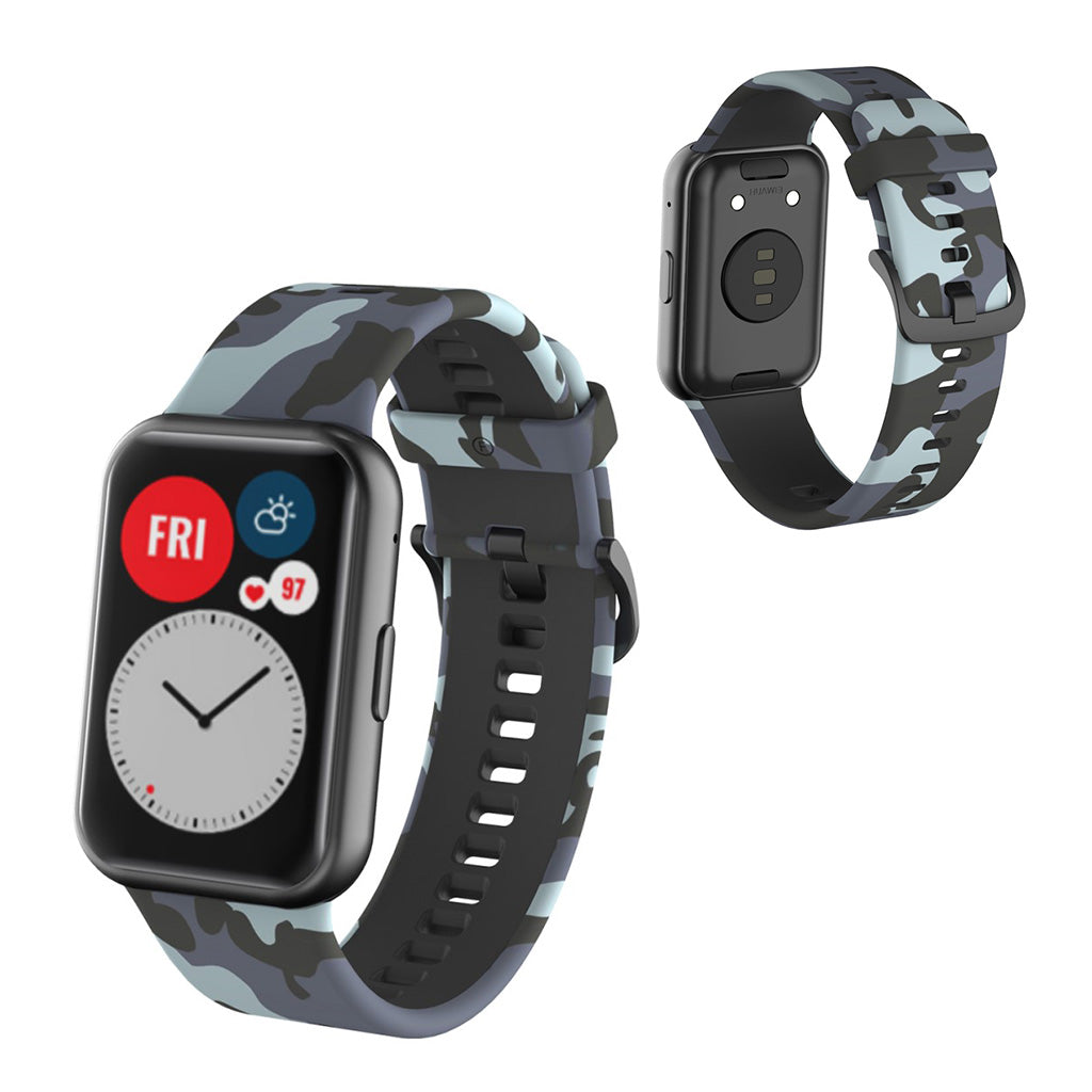 Rigtigt Sejt Silikone Rem passer til Huawei Watch Fit Online nu