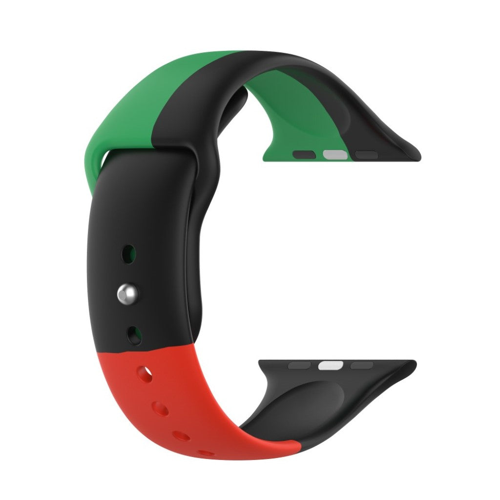 Super Slidstærk Silikone Universal Rem passer til Apple Smartwatch - Størrelse: S