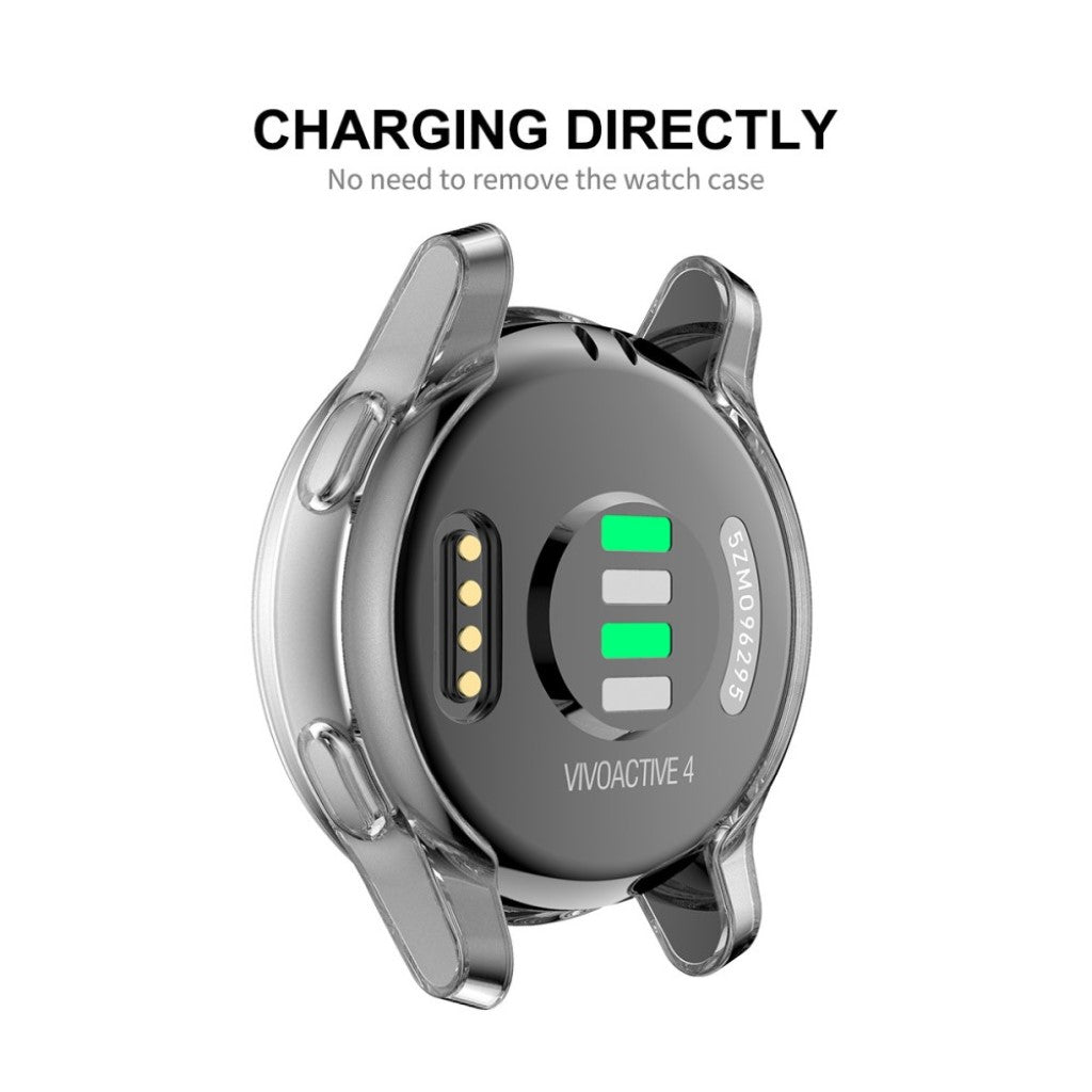 Fed Silikone Cover passer til Garmin Venu 2S / Garmin Vivoactive 4S Levere