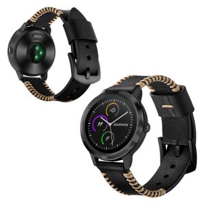 Ægte Læder Universal Rem passer til Garmin Vivoactive 3 / Garmin Vivomove HR