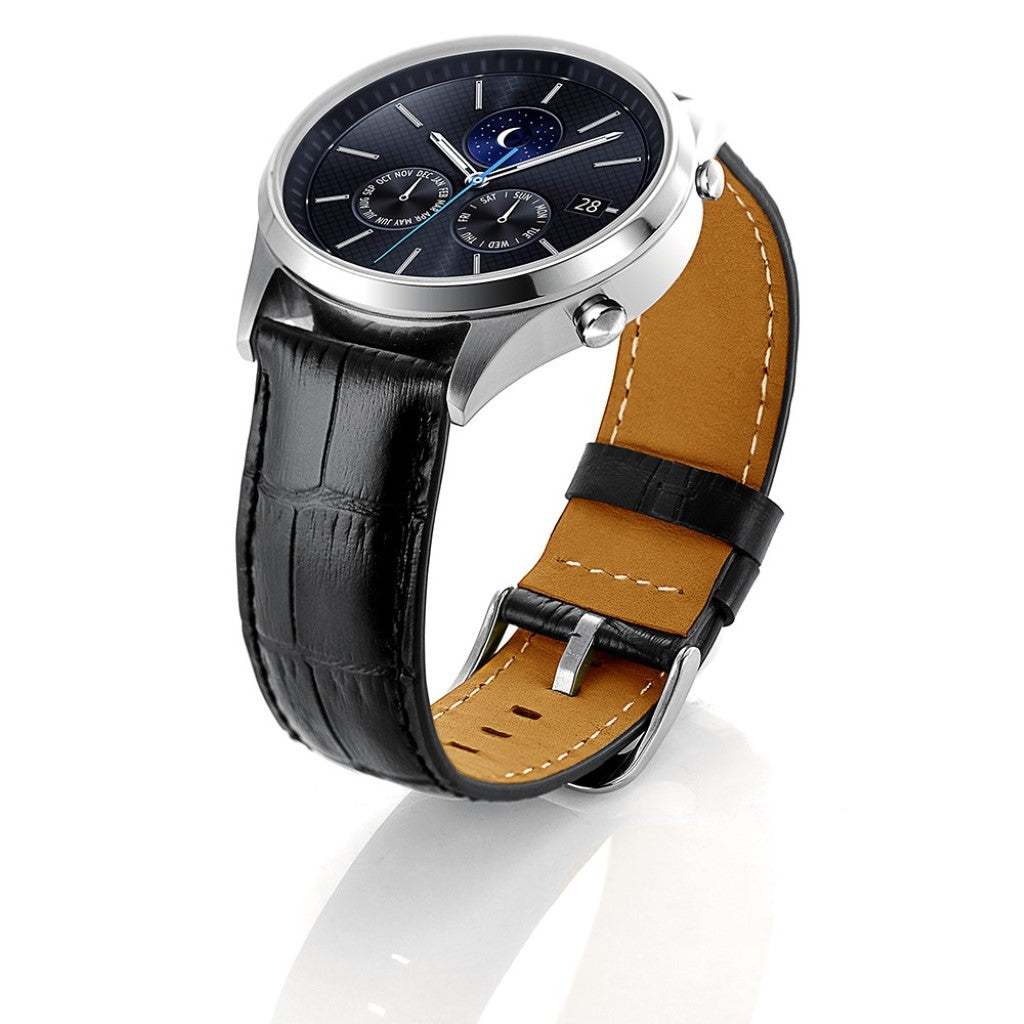 Ægte Læder Universal Rem passer til Samsung Gear S3 / Samsung Gear S3 Frontier