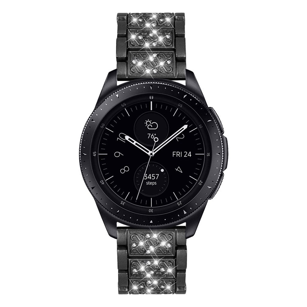 Smuk Metal Og Rhinsten Rem passer til Samsung Gear S3 Frontier