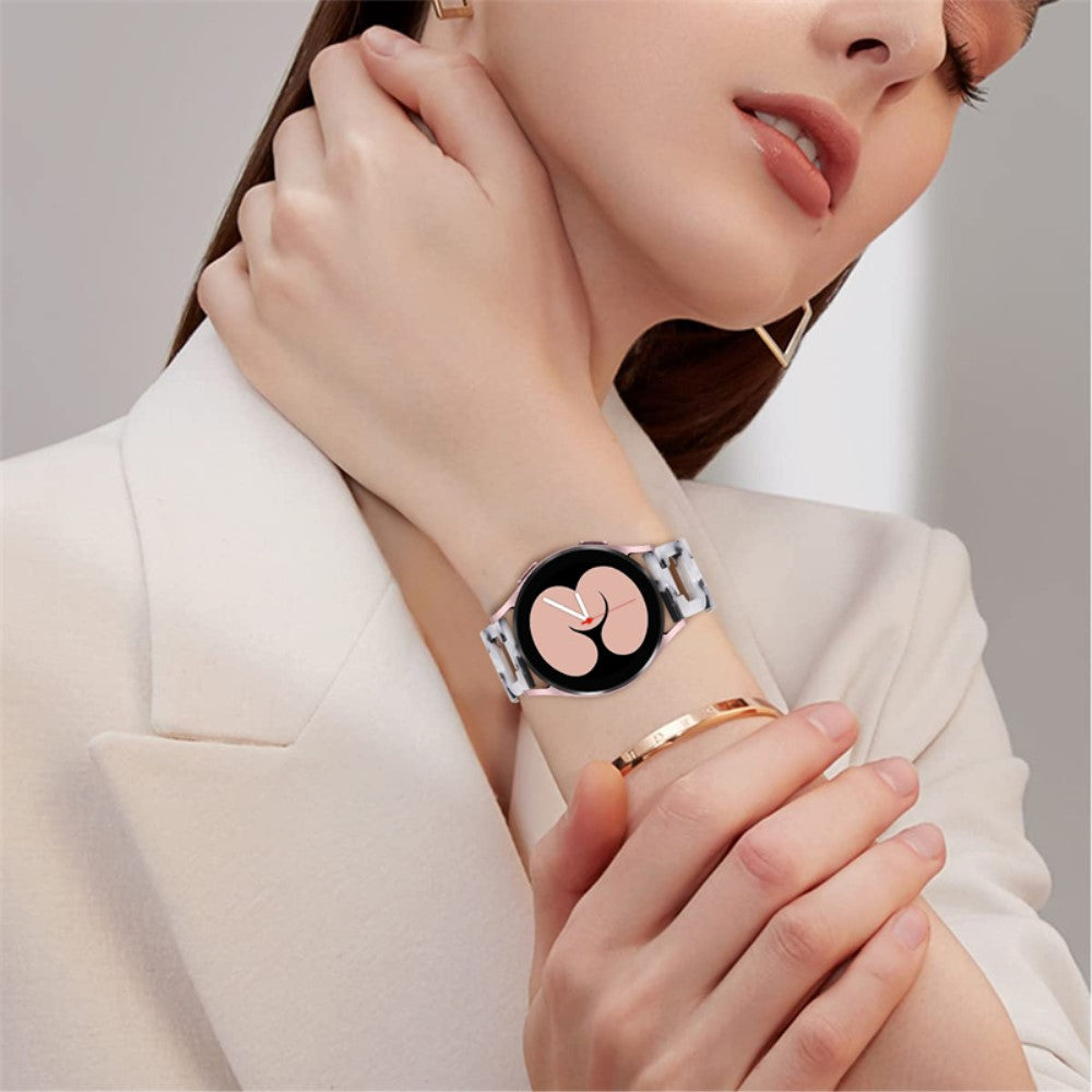 Superflot Metal Og Plastik Universal Rem passer til Samsung Smartwatch