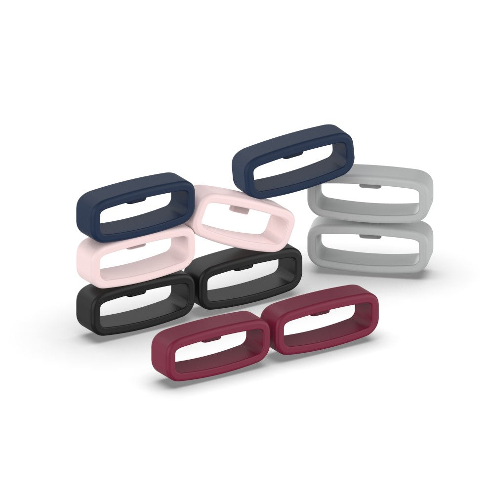 22mm Universal silicone strap loop - Navy Blue Hot på udsalg