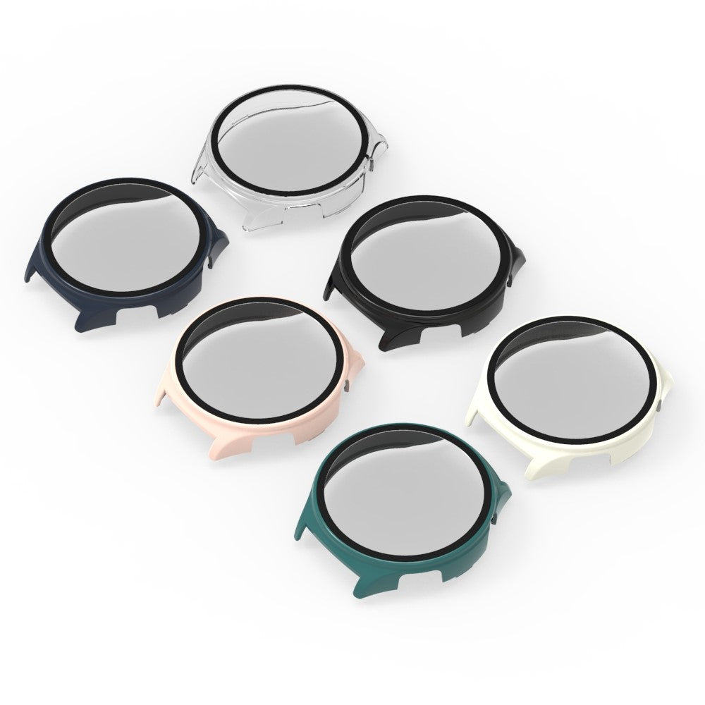 Mega Fed Cover med Skærmbeskytter i Plastik og Hærdet Glas passer til Huawei Watch 4