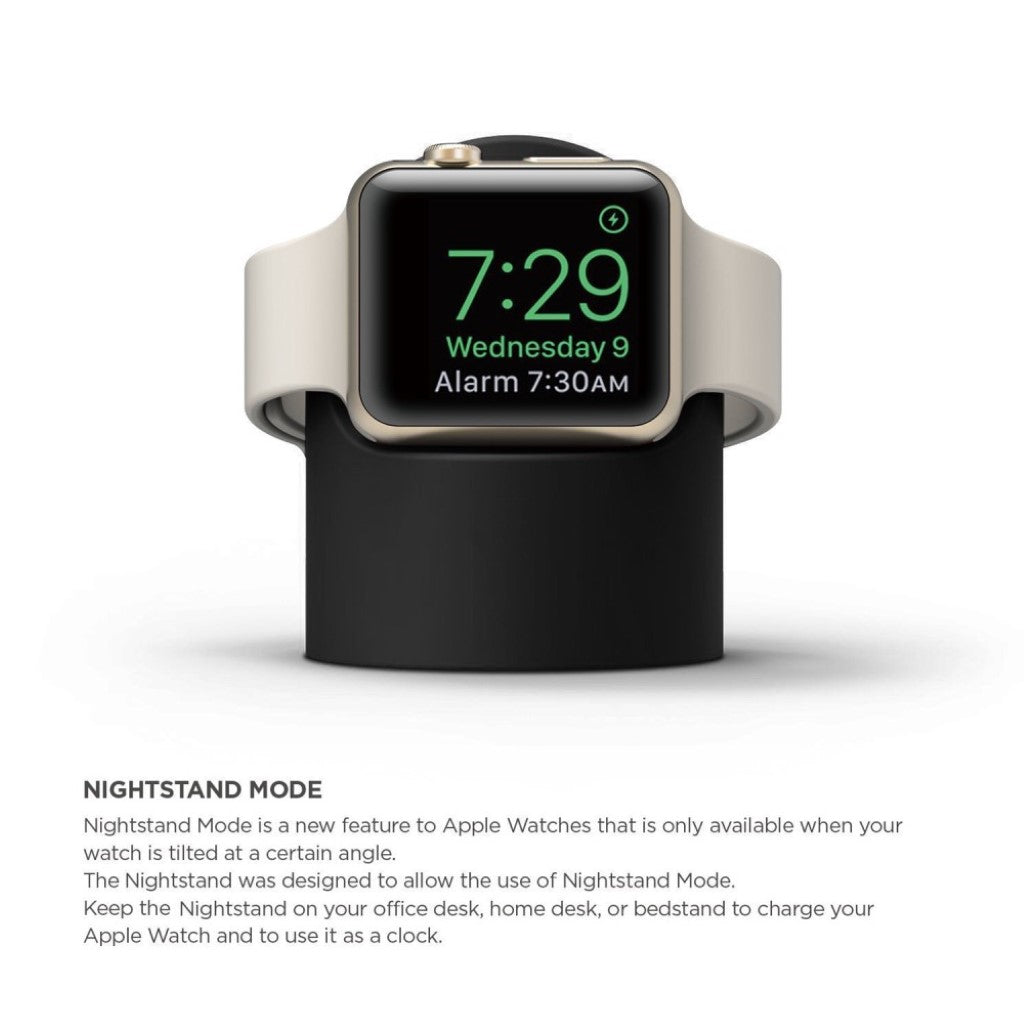 Plastik Holder passer til Apple Watch Series 1-3 38mm / Apple Watch Series 1-3 42mm