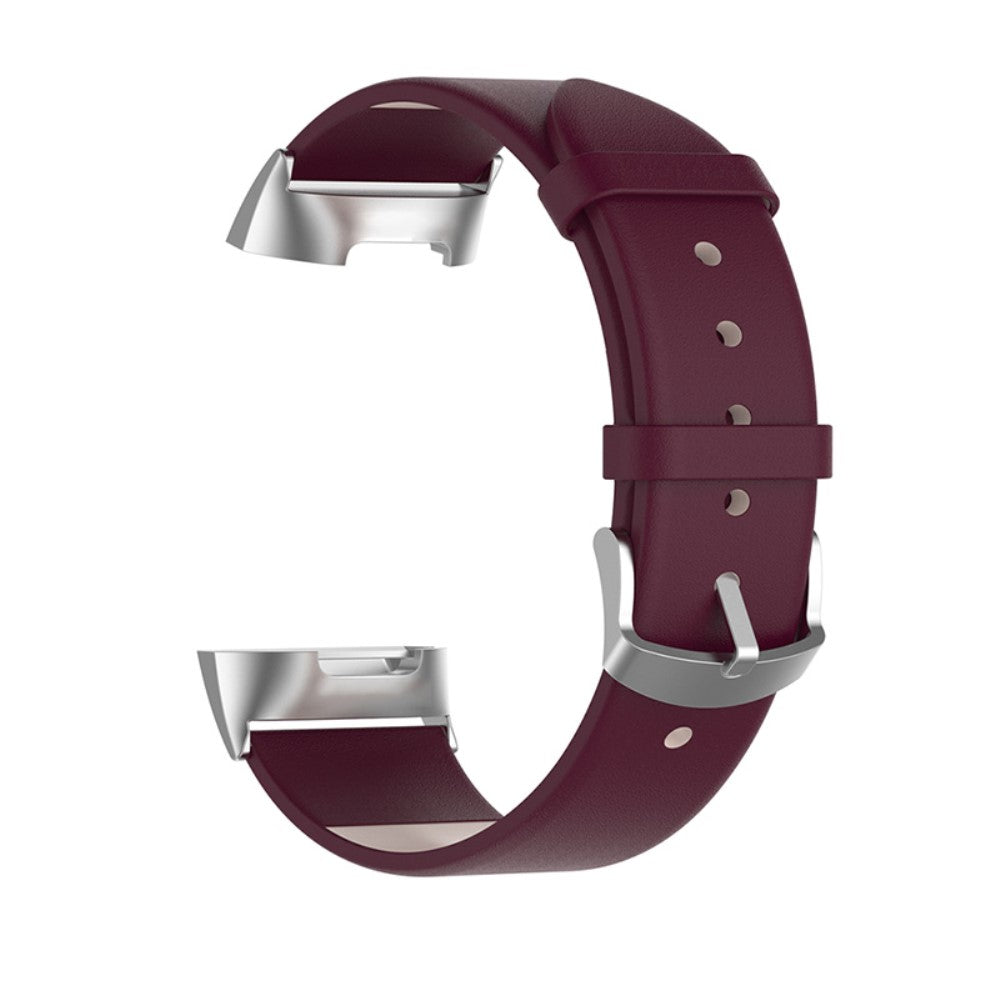 Rigtigt Rart Ægte Læder Rem passer til Fitbit Charge 5