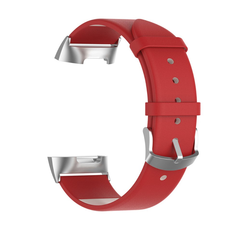 Rigtigt Rart Ægte Læder Rem passer til Fitbit Charge 5