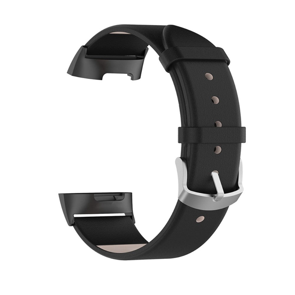 Rigtigt Rart Ægte Læder Rem passer til Fitbit Charge 5