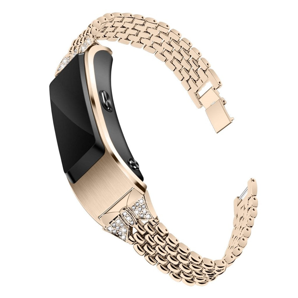 Vildt Hårdfør Metal Og Rhinsten Rem passer til Huawei TalkBand B5