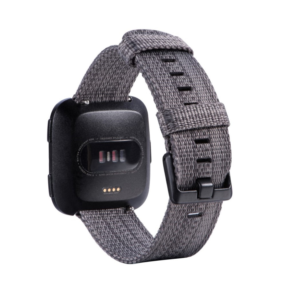Vildt Hårdfør Nylon Rem passer til Fitbit Versa 1