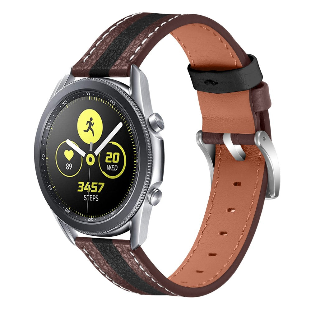 Ægte Læder Universal Rem passer til Garmin Vivoactive 3 / Garmin Vivoactive 3 Music