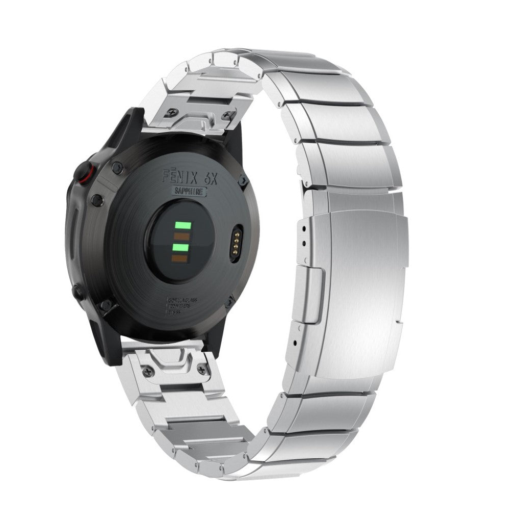 Rigtigt Holdbart Metal Rem passer til Garmin Fenix 6X Mode