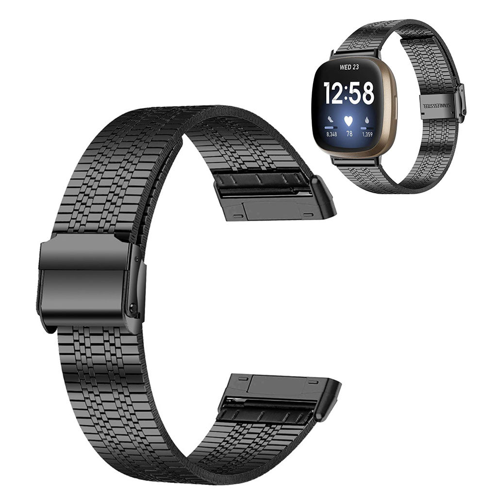 Smuk Metal Universal Rem passer til Fitbit Sense 1 / Fitbit Versa 3