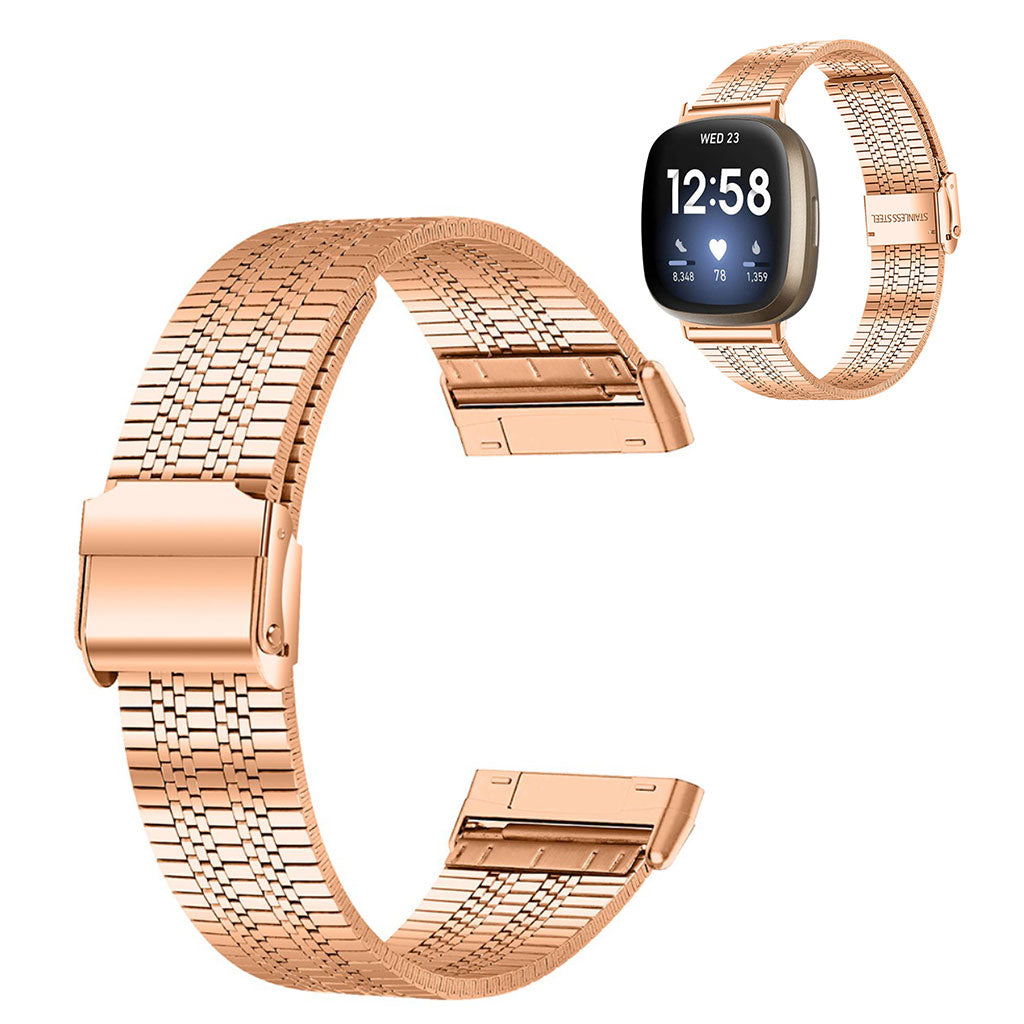 Smuk Metal Universal Rem passer til Fitbit Sense 1 / Fitbit Versa 3