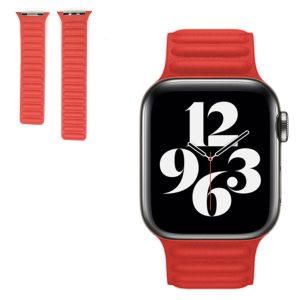 Vildt Nydelig Ægte Læder Universal Rem passer til Apple Smartwatch