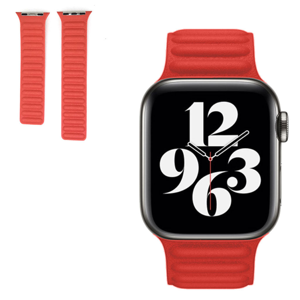 Vildt Nydelig Ægte Læder Universal Rem passer til Apple Smartwatch
