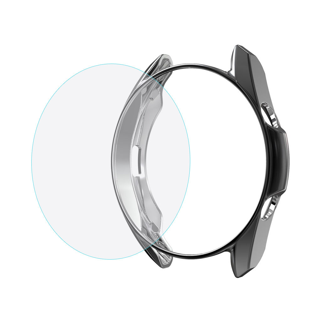 Mega Godt Cover med Skærmbeskytter i Plastik og Hærdet Glas passer til Samsung Galaxy Watch 3 (41mm)