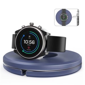 Plastik Trådløs USB Ladestation passer til Fossil Gen 5 / Fossil Gen 4 (40mm)
