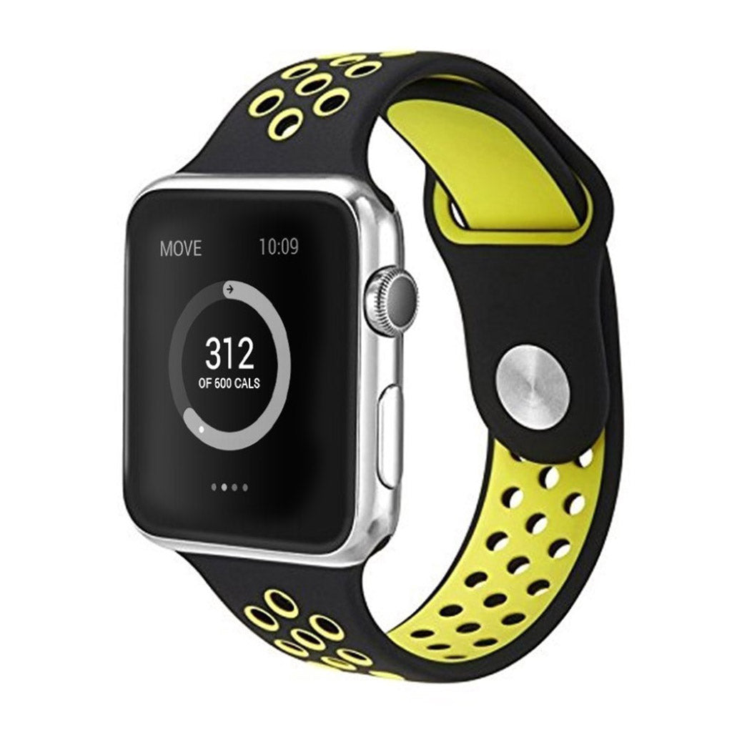 Superflot Silikone Rem passer til Apple Watch Series 1-3 42mm Levere