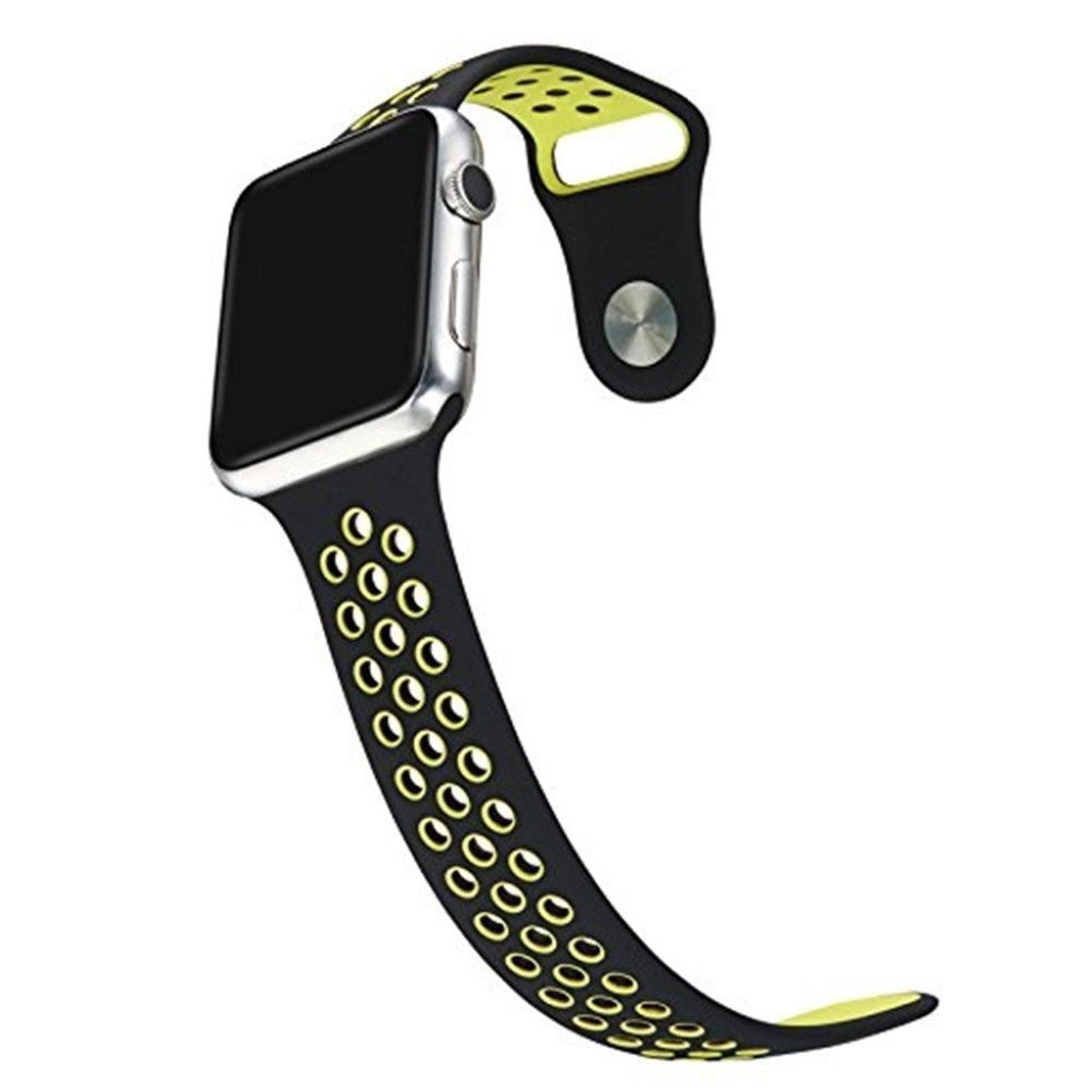Superflot Silikone Rem passer til Apple Watch Series 1-3 42mm Levere