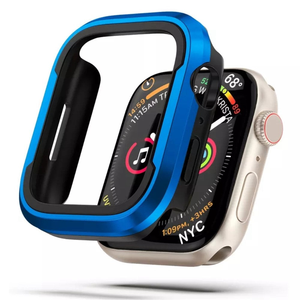 Metal og Silikone Bumper passer til Apple Watch Series 7 41mm