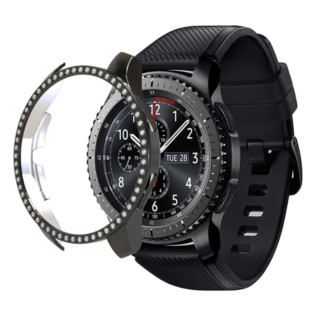 Rhinsten og Silikone Bumper passer til Samsung Galaxy Watch (46mm) Online