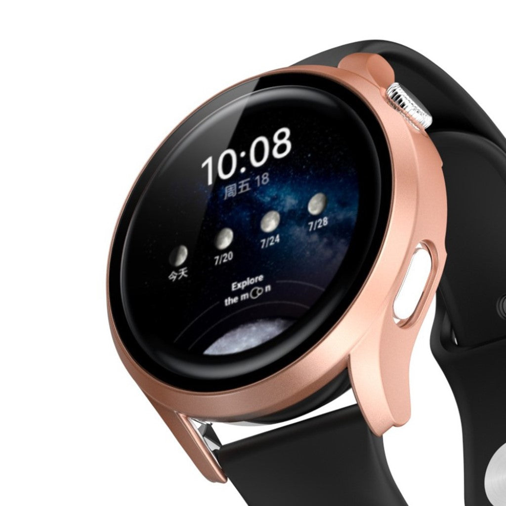 Rigtigt Godt Cover med Skærmbeskytter i Plastik og Hærdet Glas passer til Huawei Watch 3 Pro