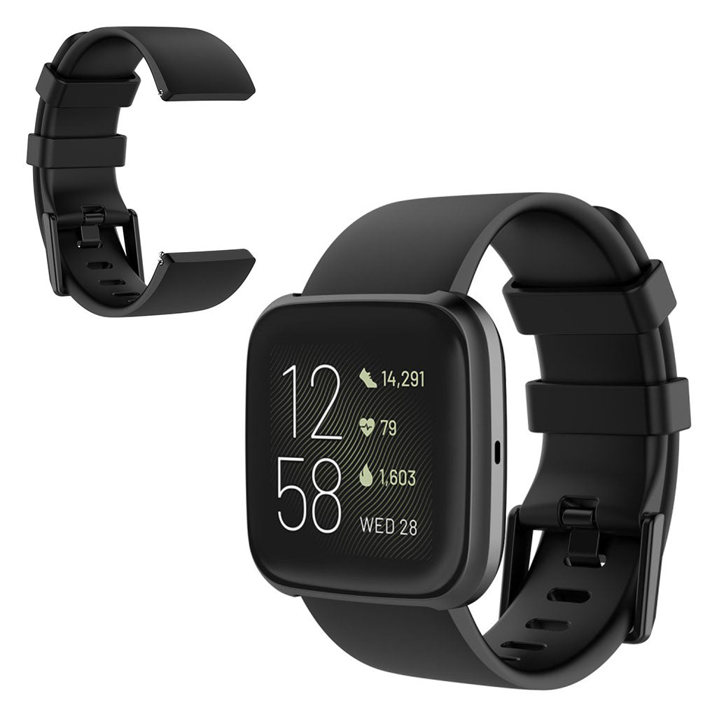 Silikone Universal Rem passer til Fitbit Versa 2 / Fitbit Versa Lite - Størrelse: L