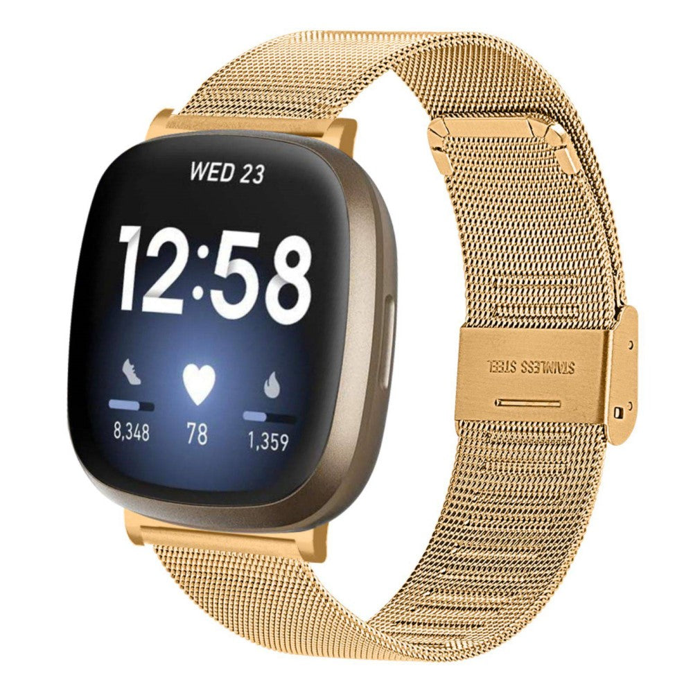Skøn Metal Universal Rem passer til Fitbit Sense 2 / Fitbit Versa 4