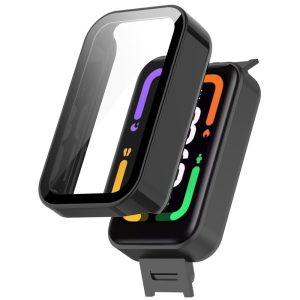 Vildt Flot Cover med Skærmbeskytter i Plastik og Hærdet Glas passer til Xiaomi Redmi Smart Band Pro